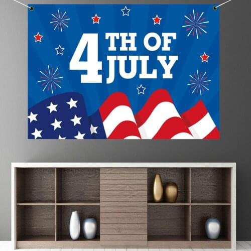 American Independence Day Celebration Background Cloth For Photography Events Garden and Party Decoration