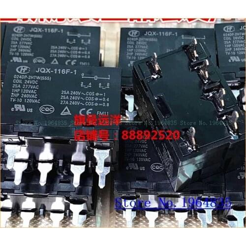 JQX-116F-1 24VDC 25A 6 24V