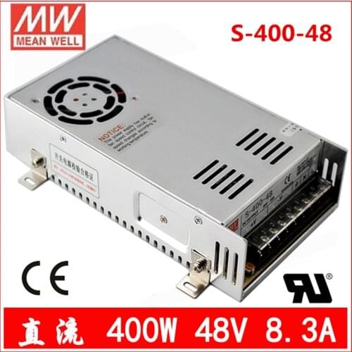 S-400-48V MW Good quality power supply 400w 48V 8.3A Switching Power Supply For CNC machine