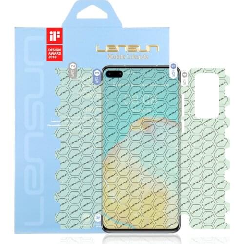 LENSUN Nano Flexible Self-Restore Full Cover Protective Film For Huawei p40 Screen Protector
