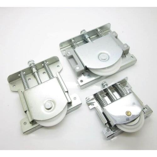 Furniture Hanging Wheel Cupboard Sliding Door Pulley Surface Wheel Track Groove Fitting Heavy Wardrobe Sliding Door Pulley