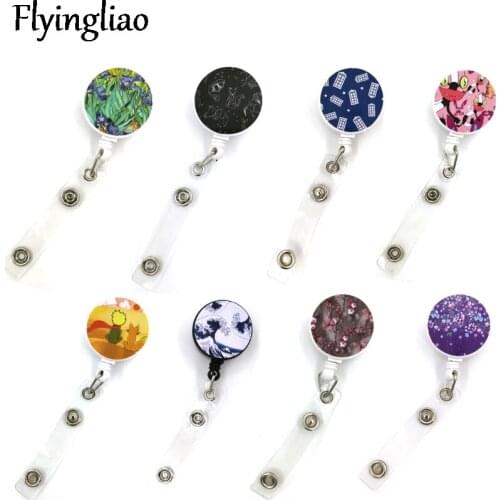 Cute Credit Card Cover Lanyards Bags Retractable Badge Reel Student Nurse Exhibition Enfermera Name Clips Card ID Card Holder