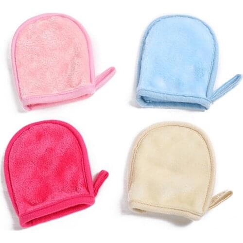 Reusable Microfiber Facial Cloth Face Towel Makeup Remover Cleansing Glove Tool Beauty Face Care Towel
