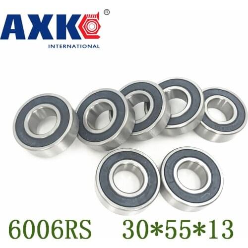 6006rs Bearing Abec-3 (2 Pcs) 30*55*13 Mm Deep Groove 6006-2rs Ball Bearings 6006rz 180106 Rz Rs 6006 2rs Emq Quality
