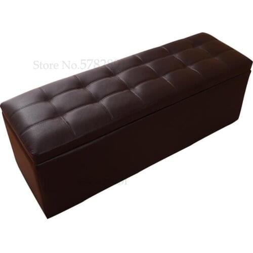 Clothing Store Sofa Stool Bench Storage Fitting Room Stool Rest Stool Shoe Store Shoe Change Bench Long Foot Stool Leather Pier