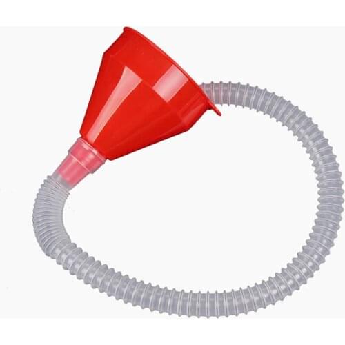 Universal Car Motorcycle Truck Vehicle Plastic Oil Filling Funnel with Soft Pipe