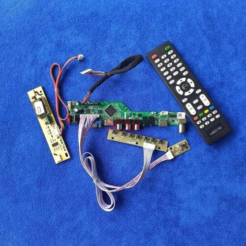 USB VGA AV HDMI-compatible 1920*1080 Fit LQ164M1LA4A/LQ164M1LA4AB Signal Analog 2CCFL LCD matrix drive board 30-Pin LVDS DIY kit