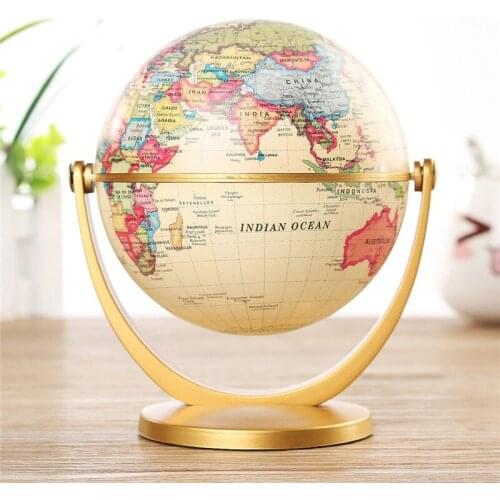 12cm Retro Globe 360 Rotating Earth World Ocean Map Ball 12cm Retro Globe 360 Rotating Earth World Ocean Map Ball