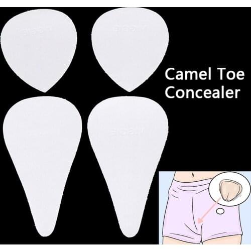 1/2PCS Reusable Medical Grade Silicone Camel Toe Concealer Traceless Invisible Adhesive Concealer for Women Cover Feminine Lines