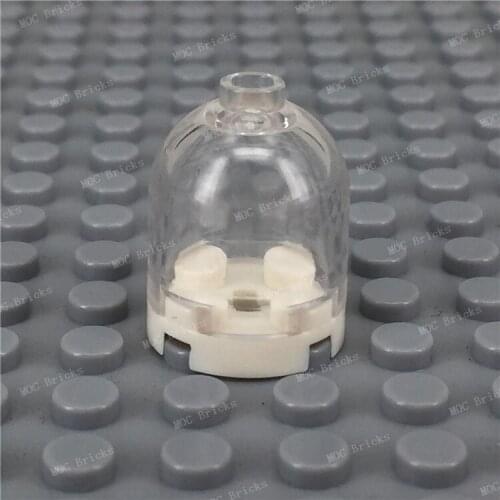 10pcs/lot MOC Bricks Round 2 x 2 x 1 2/3 Dome Top - Hollow Stud fi t with 30151b Educational Building Blocks Toys for children