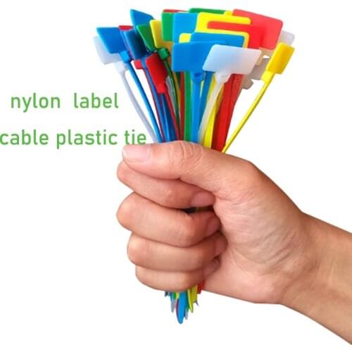 2.5cm*1.5cm Color Nylon Cable Loop Self-locking Tag Label