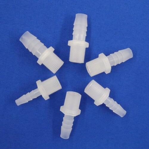 5~100pcs G3/8 male thread to 3.9~12.7mm Hose Straight Connector irrigation soft Pagoda Joints Aquarium Pipe Fish Tank Adapter