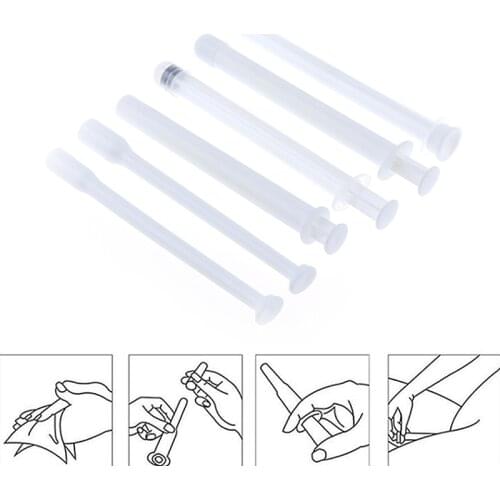 5Pcs/set Vaginal Applicator Lubricant Injector Syringe Lube Anal Nasal Launcher