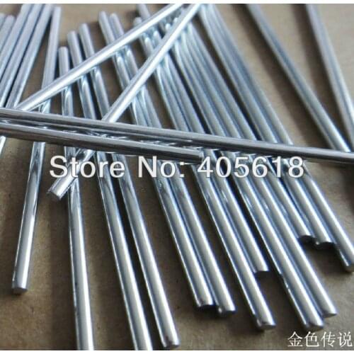 50pcs 1MM axis diameter length 20mm Toys car axle iron bars stick drive rod shaft coupling connecting shaft
