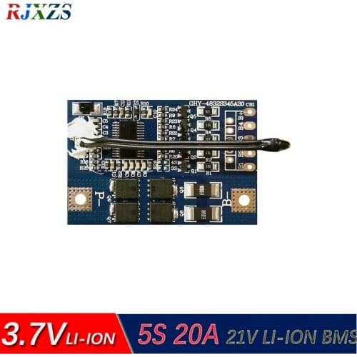 5S 5A 21V lipo lithium Polymer BMS/PCM/PCB battery protection circuit board for 5 Packs 18650 Li-ion Battery Cell w/ Balance
