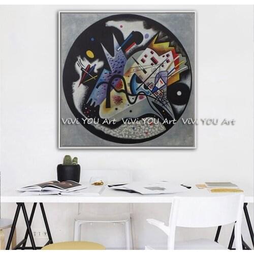 Abstract Wall Art hand painted Canvas Visual Work Wassily Kandinsky Modern Home Decor Oil Painting For Living Room wall Picture