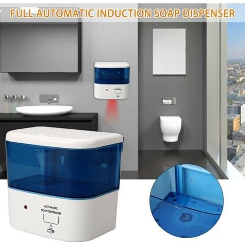 Automatic Liquid Soap Dispenser 400ml Touchless Sensor Wall Mount Hand Washing @LS