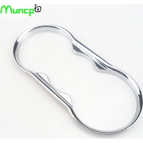 Car special water cup decoration trim ABS Chrom accessories case For Ford Fiesta 2009-2015 Focus 2 2009-2013