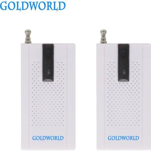 GoldWorld 2pcs/lot wireless vibration sensor shock detector Break Breakage Glass Sensor Detector