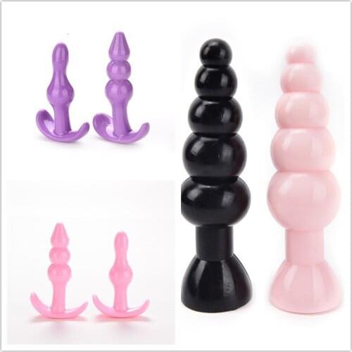 Big/Small Size Anal Sex Toy For Men And Women Anal Plug Dildo Beads Stimulate Toys Masturbator Butt Plug Sex Adult Product