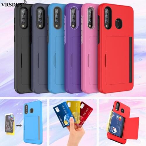 Candy Color Case For Samsung Galaxy A20 A30 A50 S10+ S20 Flip Armor Card Slots Cover For Samsung S20 Note 20 Ultra S10 Plus Capa