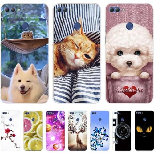 Phone Case for Huawei Y9 2018 Case Silicon Soft TPU Painted Back Cover On Huawei Y 9 Y9 2018 FLA-AL00 FLA-L22 FLA-LX2 Case Cover