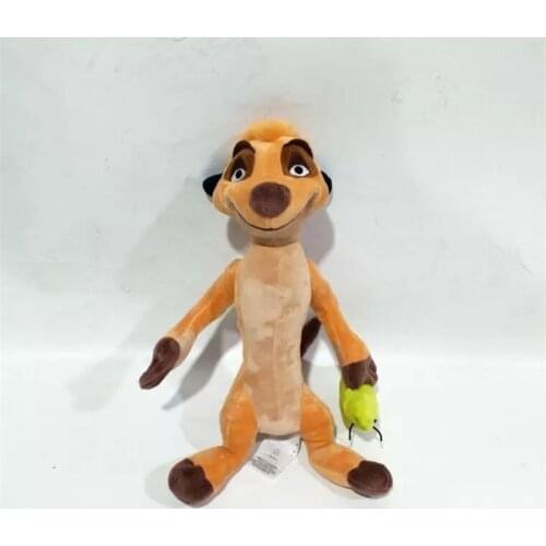 Disney The Lion Kings Timon 30cm Cartoon Animal Soft Stuffed Cotton Dolls Plush Peluche Toys For Kids Gifts