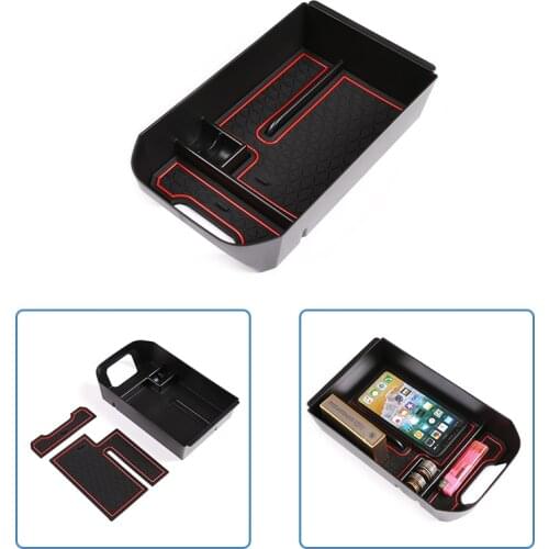 For Toyota RAV4 2019 2020 RAV 4 Car Interior Center Console Armrest Storage Box Organizer Accessories