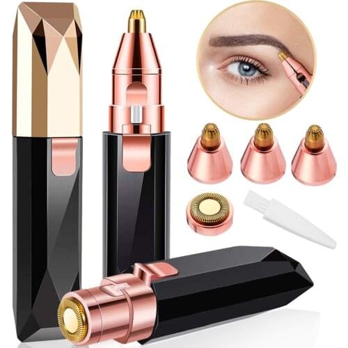 Eyebrow Epilator Professional Electric Epilator Makeup Completa Trymer Facial Body Painless Razor Mini Femme Eye Brow Shaper