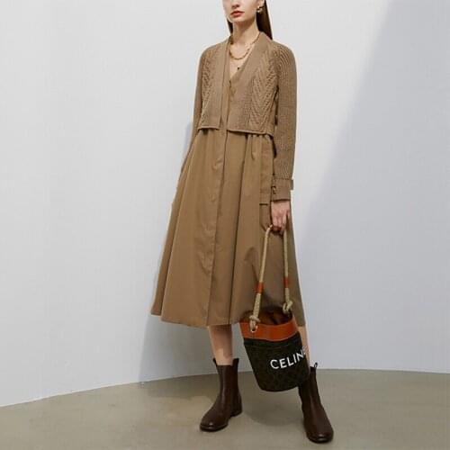 Grace Mint Fashionable Knitted Dresses