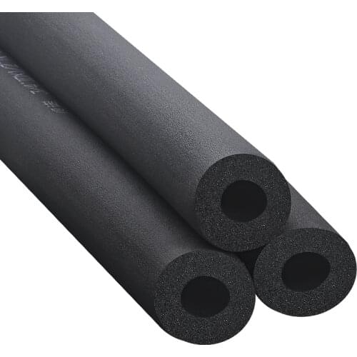 1.8M Sponge Rubber Pipe Black Waterproof Pipeline Holder Thermal Insulation Tubular Protective Sleeve Air Conditioning Fitting
