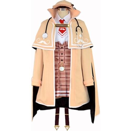 Hololive Vtuber Amelia Watson Cosplay Costume Halloween Women