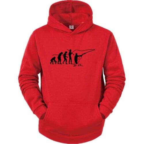 Evolution OF Fly Fishing Fashion Printed Hoodies High Quality 8 Colors Long Sleeve Tops Casual Harajuku Winter Oversized hoodie