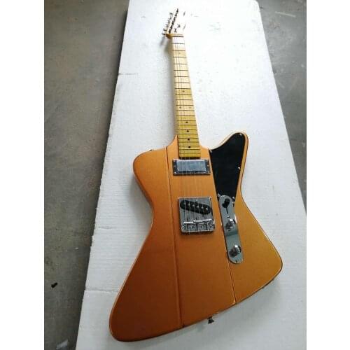 Custom Metallic orange Firebird electric guitar with Chrome Hardware SH Pickups,customized!PayPal available!Y-6