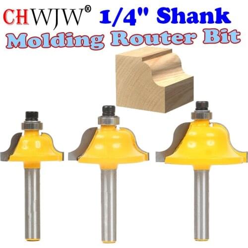 1pc 1/4" Shank High Quality Roman Ogee Edging and Molding Router Bit Wood Cutting Tool woodworking router bits Chwjw - 13180q