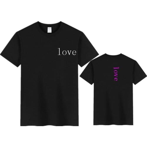 Summer Men women pure cotton printed T-shirt unisex fashion round neck short-sleeved shirt hip-hop Harajuku T-shirt size S-2XL