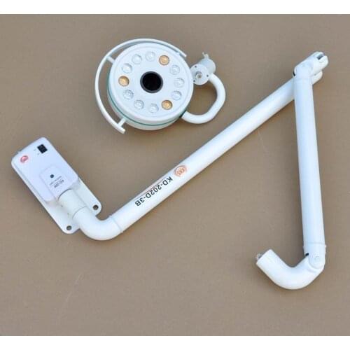 Wall Mounted 36W Medical Surgery LED Shadowless Light Operation Lamp Oral Implant Surgery Examination Lamp Pet Clinic(90V-240V)