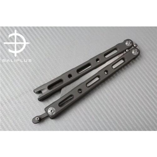 Baliplus BM87 Butterfly Trainer Knife D2 Blade Titanium Handle Jilt Knife Camping Hunting Hiking Edc Pocket Protable Knife