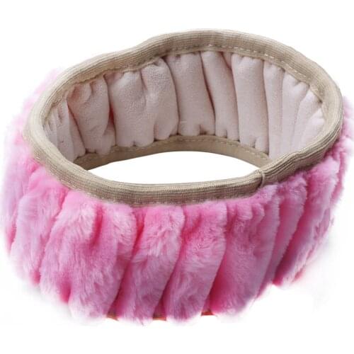 Steering-Wheel Plush Car Steering Wheel Covers Winter Faux Fur Hand Brake and Gear Cover Set Car Interior Accessories Universal
