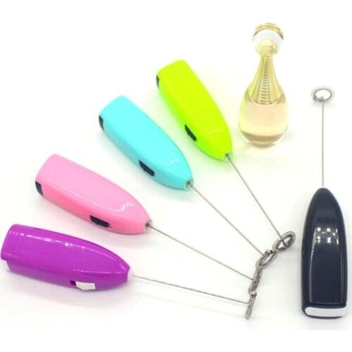 Handheld Milk Frother Wand Battery Coffee Foam Maker Stainless Steel Whisk Hand Blender Egg Cream Stirring Kitchen Tools