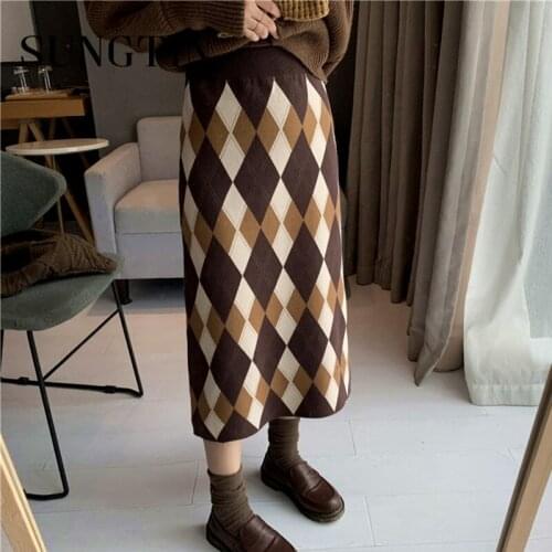 Sungtin Women's Knitted Skirts