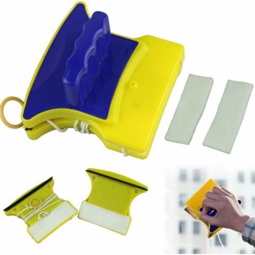 Household Items Magnetic Handy Window Dual-Sided Glass Wiper Cleaner Cleaning Brush Pad Scraper Window Cleaning Brushes