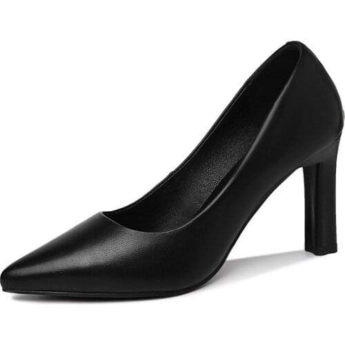 Pointed Toe Stiletto Single Shoes, Set Foot Solid Color WomenS Shoes, Waterproof Platform WomenS Shoes