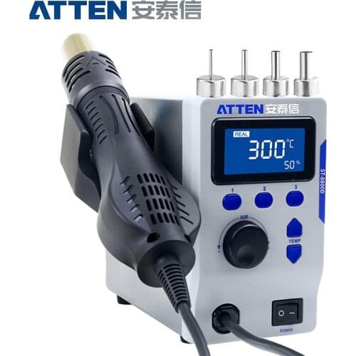 ATTEN ST-8800D heat gun adjustable temperature and air volume anti-static Hot Air Station