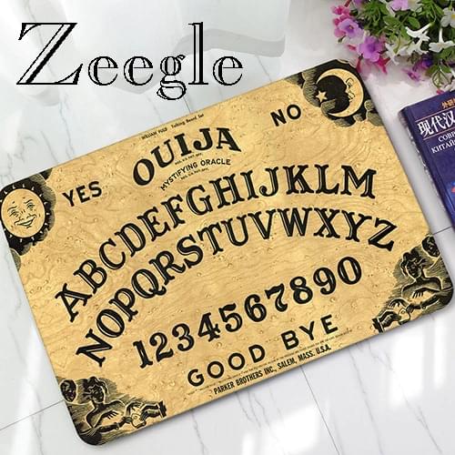 Zeegle Front Door Mat Funny Welcome Entrance Doormat Anti-Slip Floor Mat Outdoor Carpet Kitchen Bathroom Living Room Floor Mat