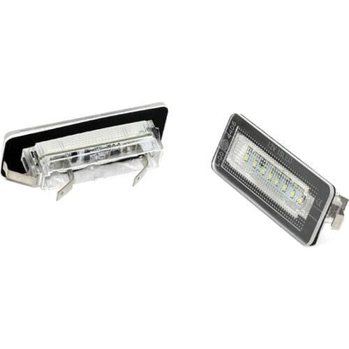 2X led car styling Canbus No error code License Plate lamp For Smart Fortwo rear number plate light auto accessory