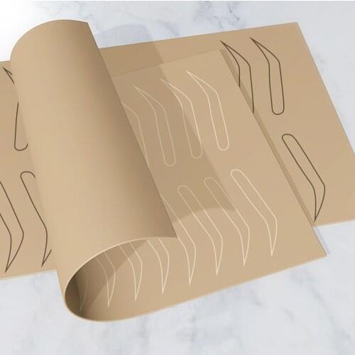 3/5Pcs Tattoo Practice Skin Novice Practice Eyebrow Eye And Lip Silicone Student Home Simulation Makeup Simulation Supplies