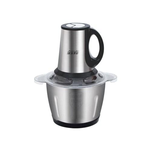 3L Stainless Steel Meat Grinder Pepper Chopper Blender Electric Automatic Mincing Machine Household Grinder Food Processor