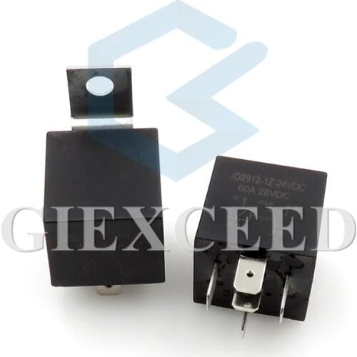 60A Car Relay with iron mounting hole 4pin DC 72V-80V Waterproof automotive relay normally open