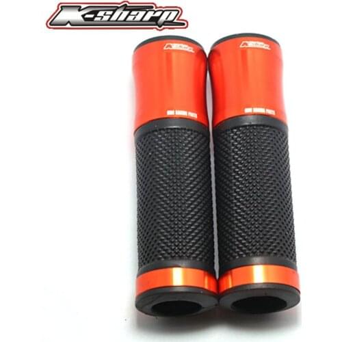 9 color CNC Motorcycle Aluminum Rubber Gel Hand Grips 7/8" Handle Bar Sports Bikes for HONDA CBR 600 F2,F3,F4,F4i CBR600RR